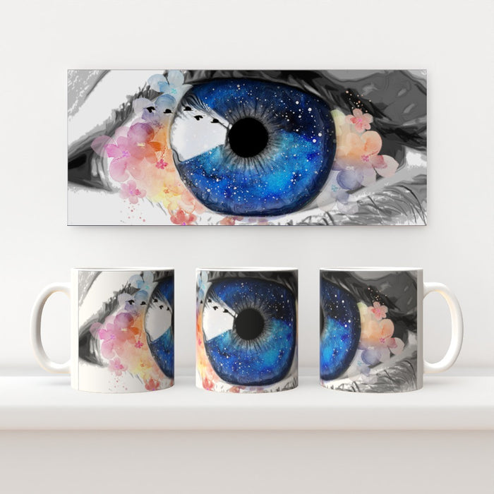 11oz Ceramic Mug - Digital Eye - printonitshop