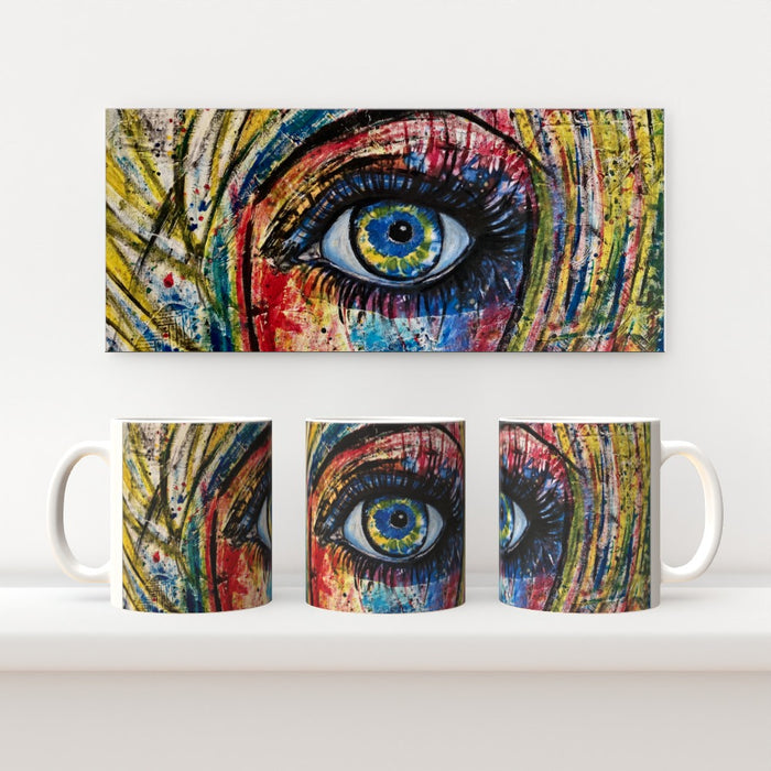 11oz Ceramic Mug - Eye - CJ Designs - printonitshop