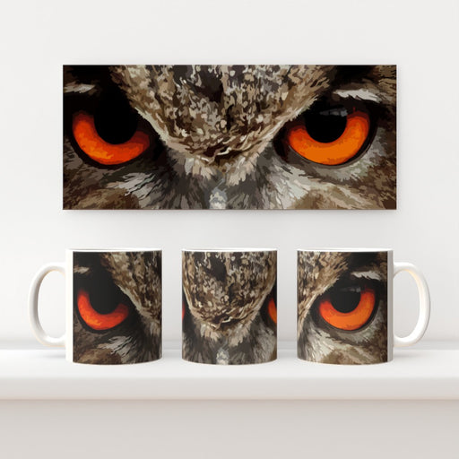 11oz Ceramic Mug - Owl Eyes - printonitshop