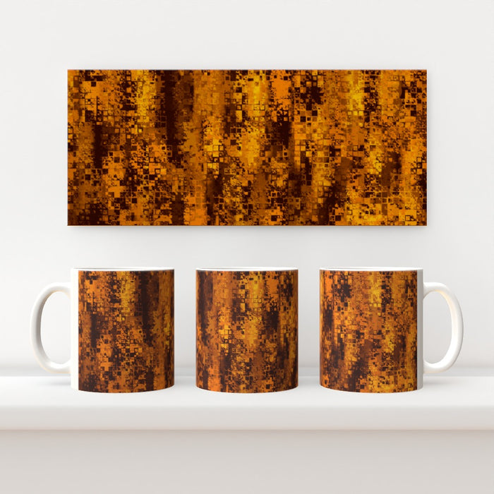 11oz Ceramic Mug - Rusty Pixels - printonitshop