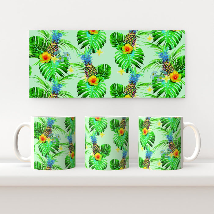 11oz Ceramic Mug - Tropical Green - printonitshop