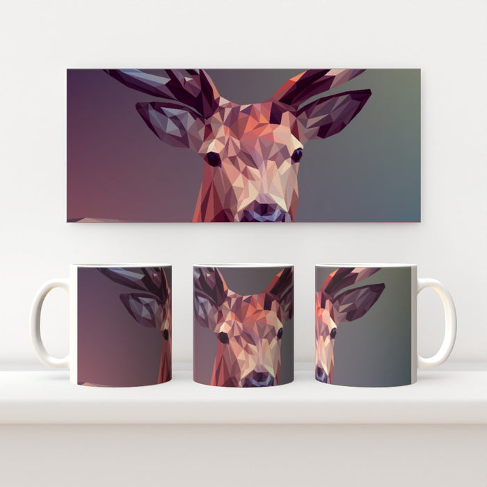 11oz Ceramic Mug - Vector Deer - printonitshop