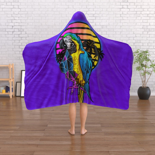 Hooded Towel - Parrot - printonitshop