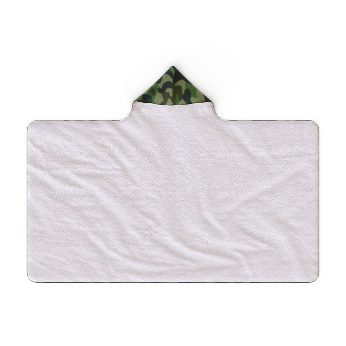 Hooded Towel - Camo Green - printonitshop