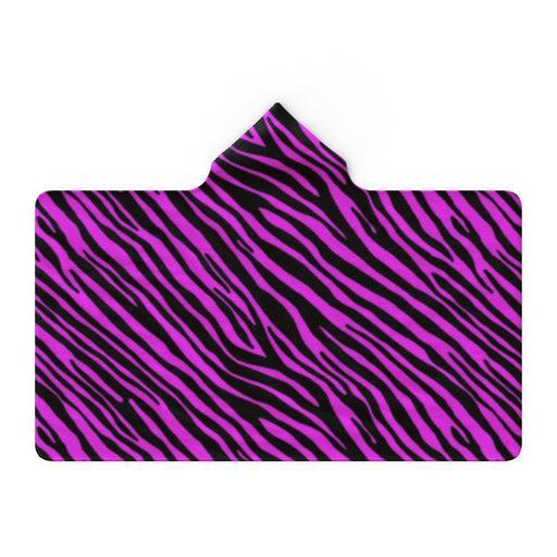 Hooded Towel - Pink Zebra - printonitshop