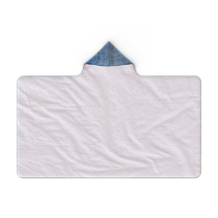 Hooded Towel - Denim Heart - printonitshop