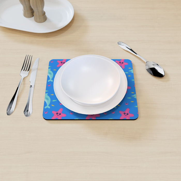 Placemat - Dolphin and Starfish Blue - printonitshop