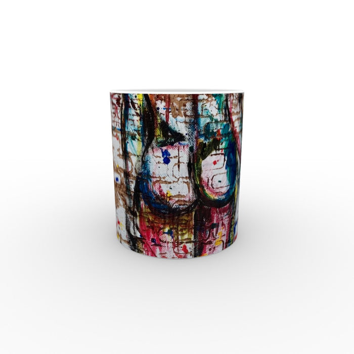 11oz Ceramic Mug - Cheeky - CJ Designs - printonitshop