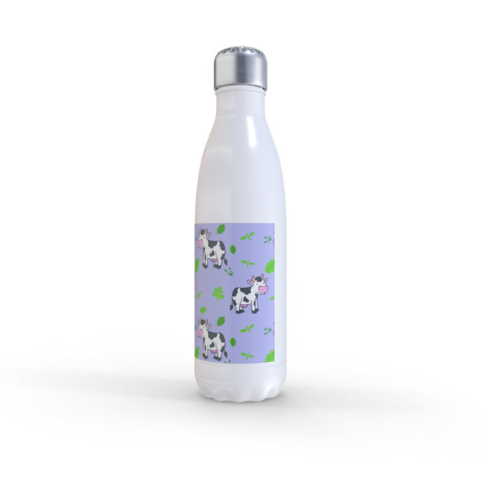 Steel Bottles - Cows Violet - printonitshop