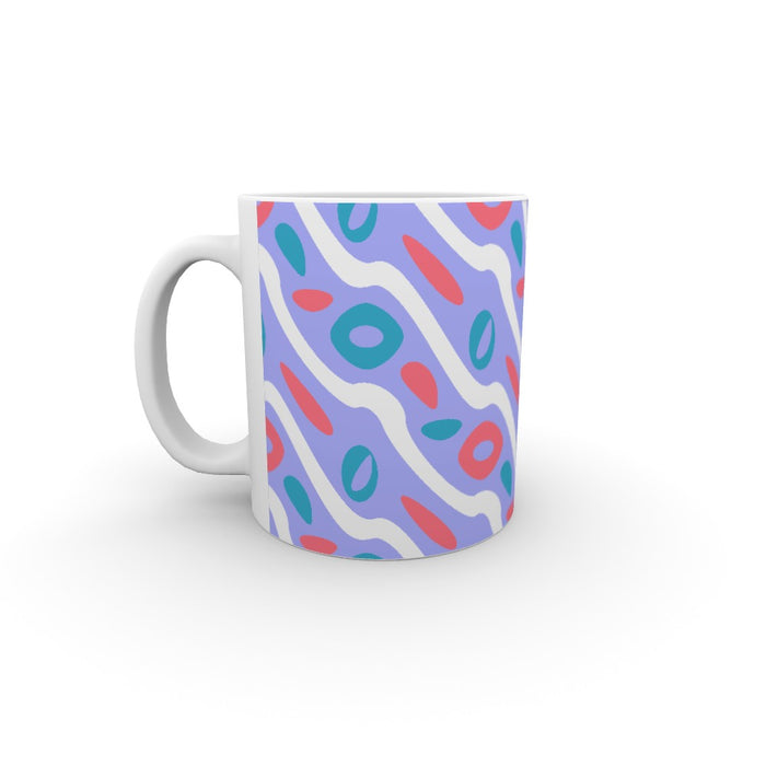 11oz Ceramic Mug - Pattern Violet - printonitshop