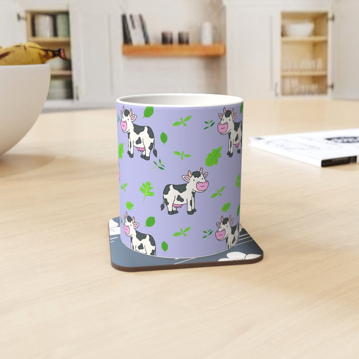 11oz Ceramic Mug - Cow Violet - printonitshop
