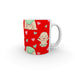 11oz Ceramic Mug - Baby on Red - printonitshop