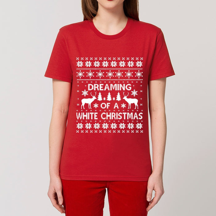 T - Shirt - Dreaming of a white Christmas - Print On It