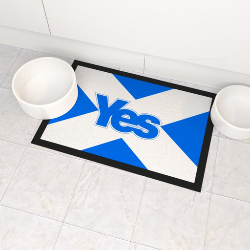Pet Bowl Mats - Scotland Yes - Print On It