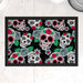 Pet Bowl Mats - Skulls and Roses - Print On It
