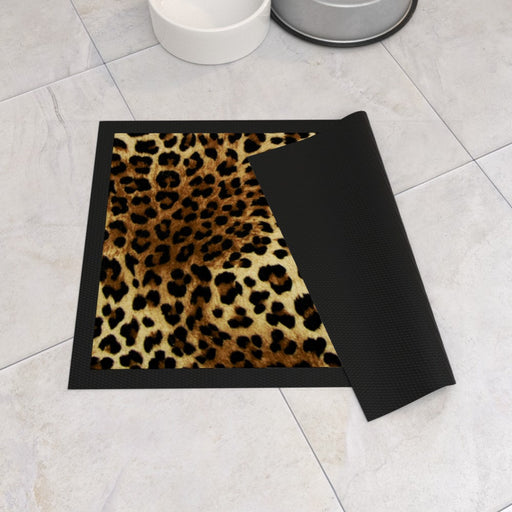 Pet Bowl Mats - Leopard - Print On It