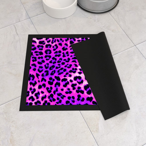 Pet Bowl Mats - Pink Leopard - Print On It