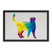 Pet Bowl Mats - Geometric Cat - Print On It
