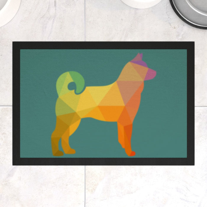 Pet Bowl Mats - Geometric Dog - Print On It