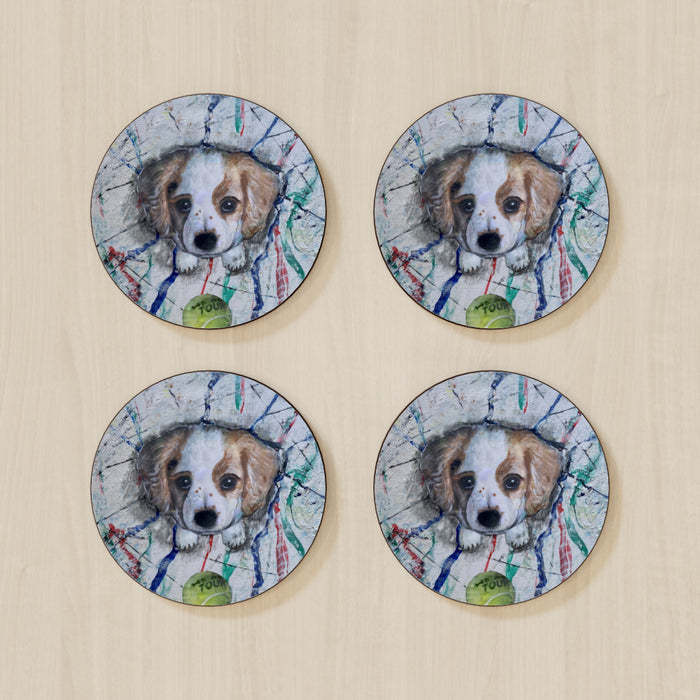 Coasters - Puppy Love - CJ Designs - printonitshop