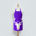 Apron - Reindeer Head Purple - Print On It