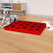 Pet Bed - Paws Red - Print On It