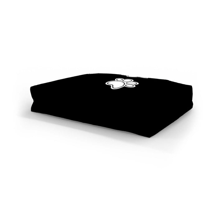 Pet Bed - Paws on Black - Print On It