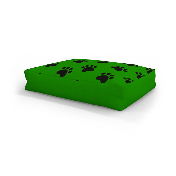 Pet Bed - Paws Green - Print On It