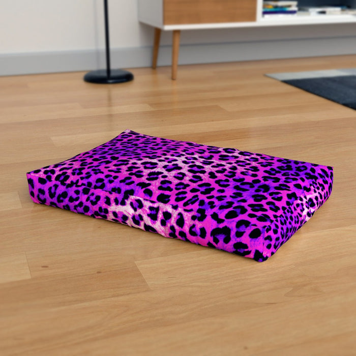 Pet Bed - Pink Leopard - Print On It