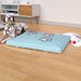 Pet Bed - Paws on Light Blue - Print On It