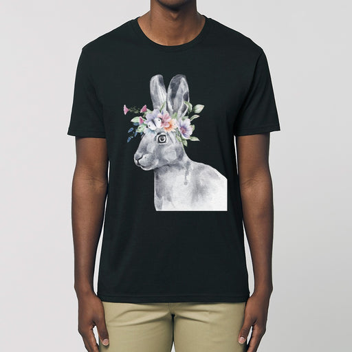 T-Shirt - Floral Hare - Print On It