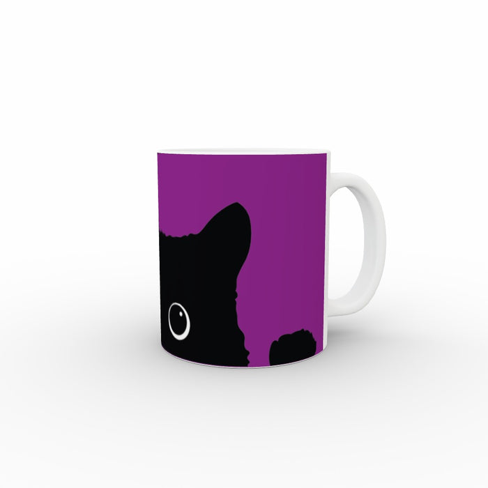 11oz Mug - Kitty Purple - Print On It