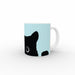 11oz Mug - Kitty Light Blue - Print On It