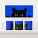 11oz Mug - Kitty Bright Blue - Print On It