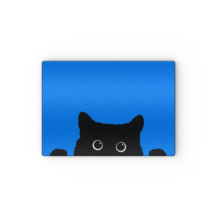 Glass Chopping Boards - Kitty Blue - Print On It