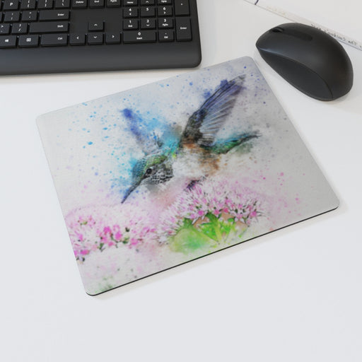 Mouse Mat - Watercolour Hummingbird - Print On It