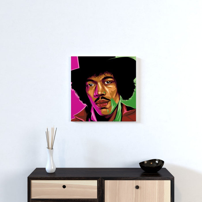 Wall Canvas - Legends - Jimi Hendrix 2 - Print On It