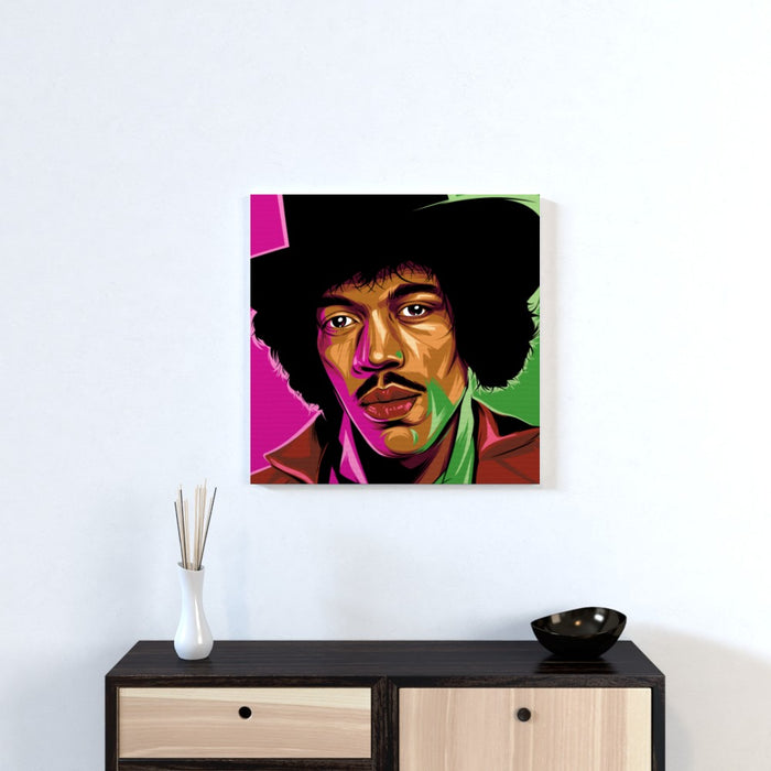 Wall Canvas - Legends - Jimi Hendrix 2 - Print On It