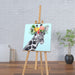 Wall Canvas - Floral Giraffe - Print On It
