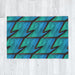 Blanket - Abstract Waves Blue/Green - printonitshop
