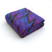 Blanket - Abstract Waves Blue/Purple - printonitshop