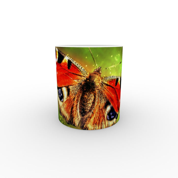11oz Ceramic Mug - Digital Butterfly - printonitshop