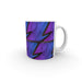 11oz Ceramic Mug - Abstract Waves Blue/Purple - printonitshop