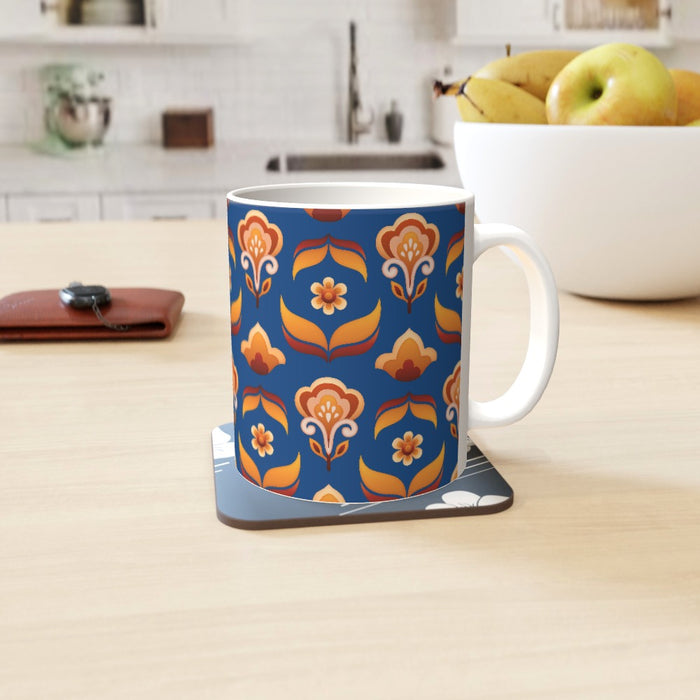 11oz Ceramic Mug - Stamen Blue - printonitshop