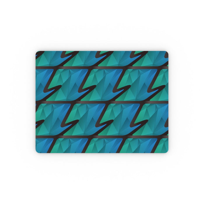 Placemat - Abstract Waves Blue/Green - printonitshop