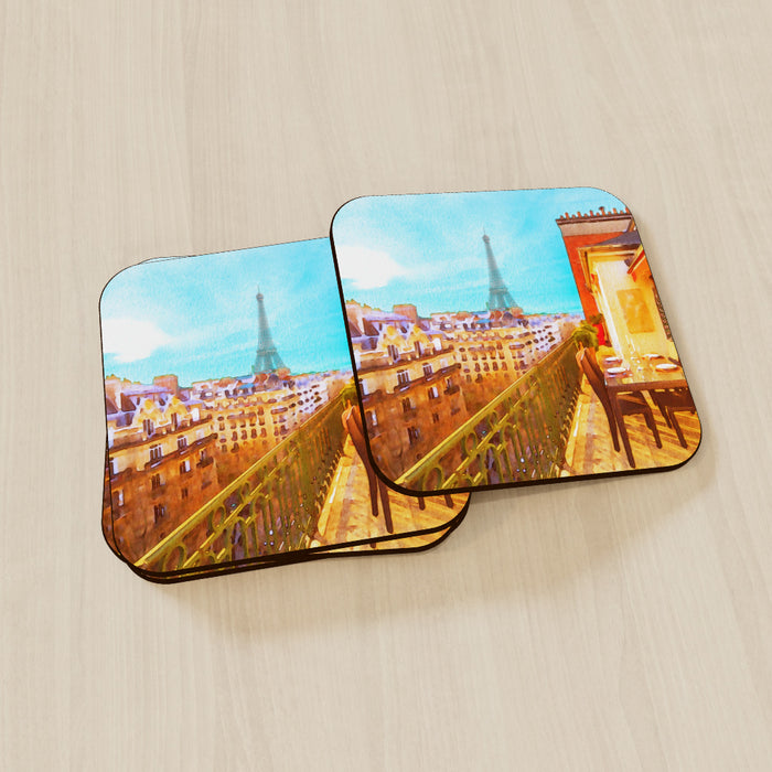 Coasters - Paris View - printonitshop