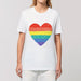 T - Shirt - Rainbow Heart - Print On It