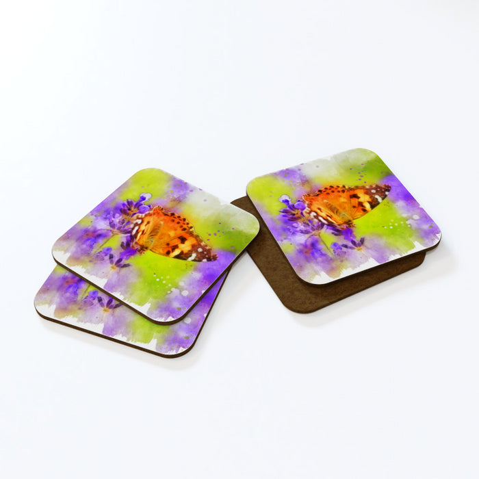 Coasters - Watercolour Butterfly - printonitshop
