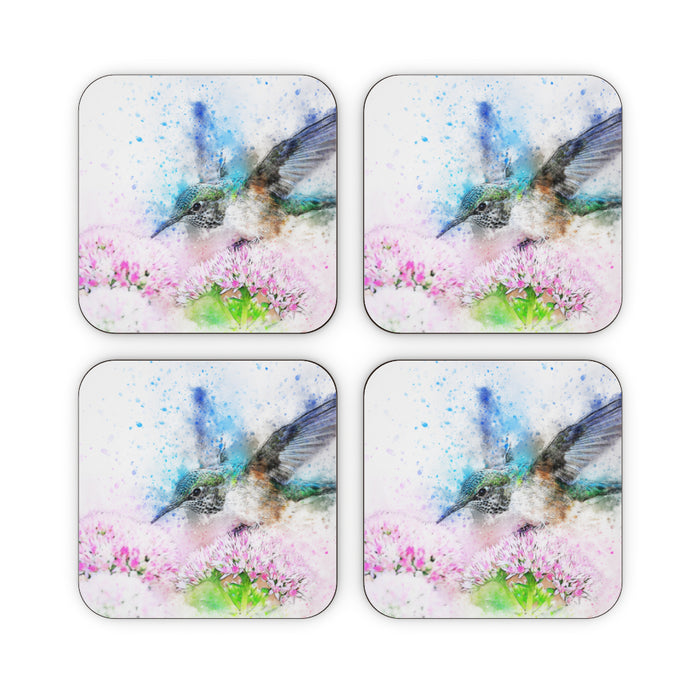 Coasters - Watercolour Hummingbird - printonitshop