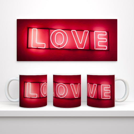 20oz Jumbo Mug - Neon Love - Print On It